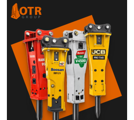 Профессиональные гидромолоты и пики для экскаваторов – для интенсивной эксплуатации